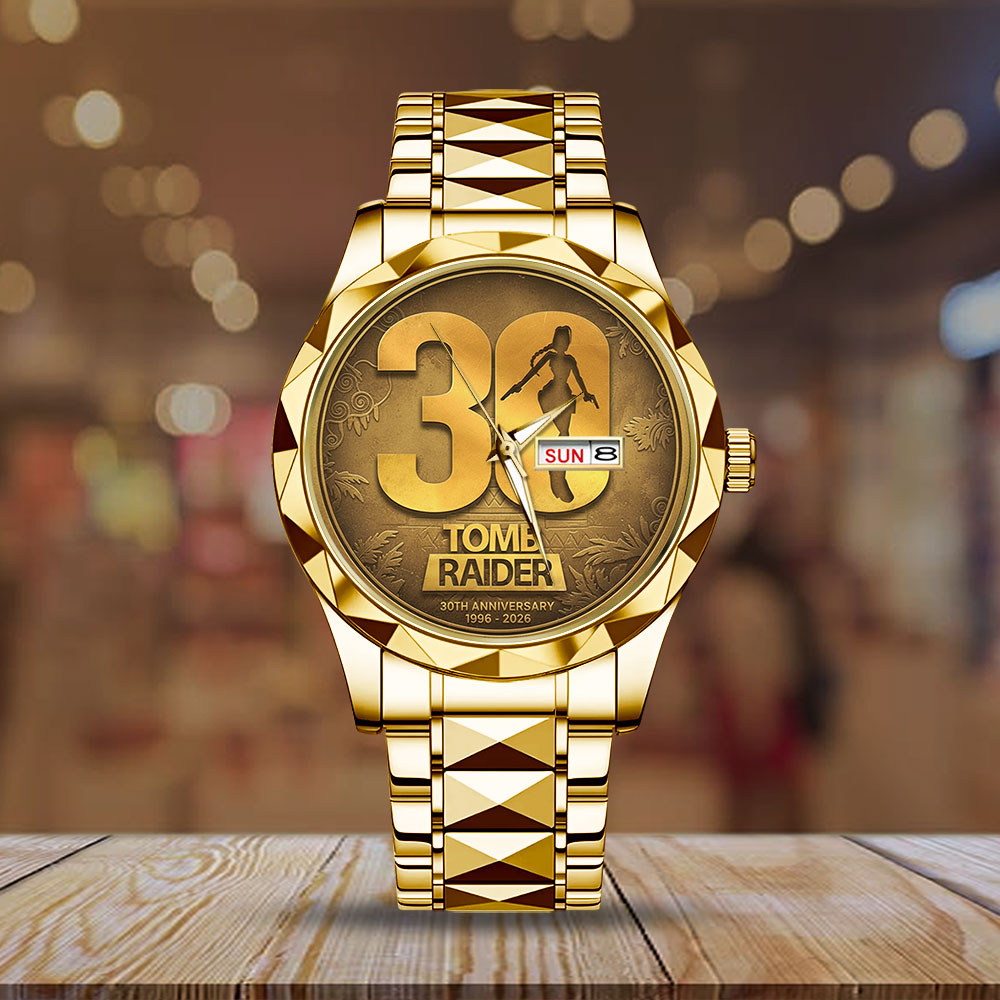 Tomb Raider 30th Anniversary Alloy Luxury Quartz Watch – GNE4894