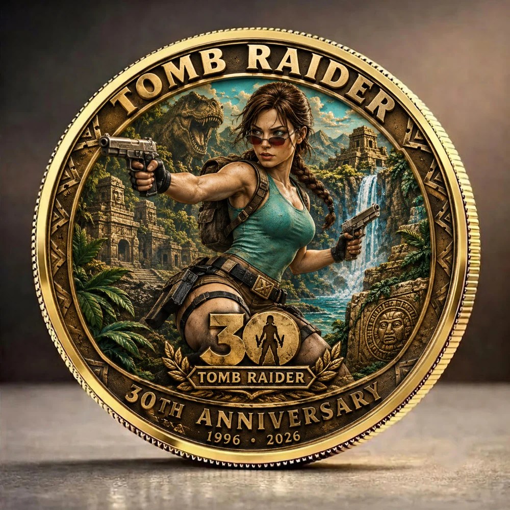 Tomb Raider 30th Anniversary Commemorative Coin – GNE8592