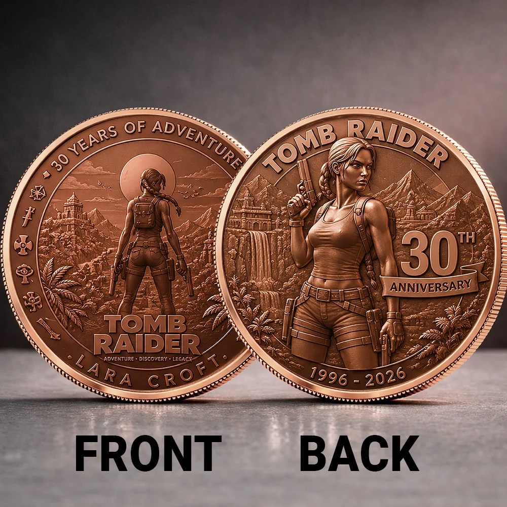 Tomb Raider 30th Anniversary Commemorative Coin – GNE8403