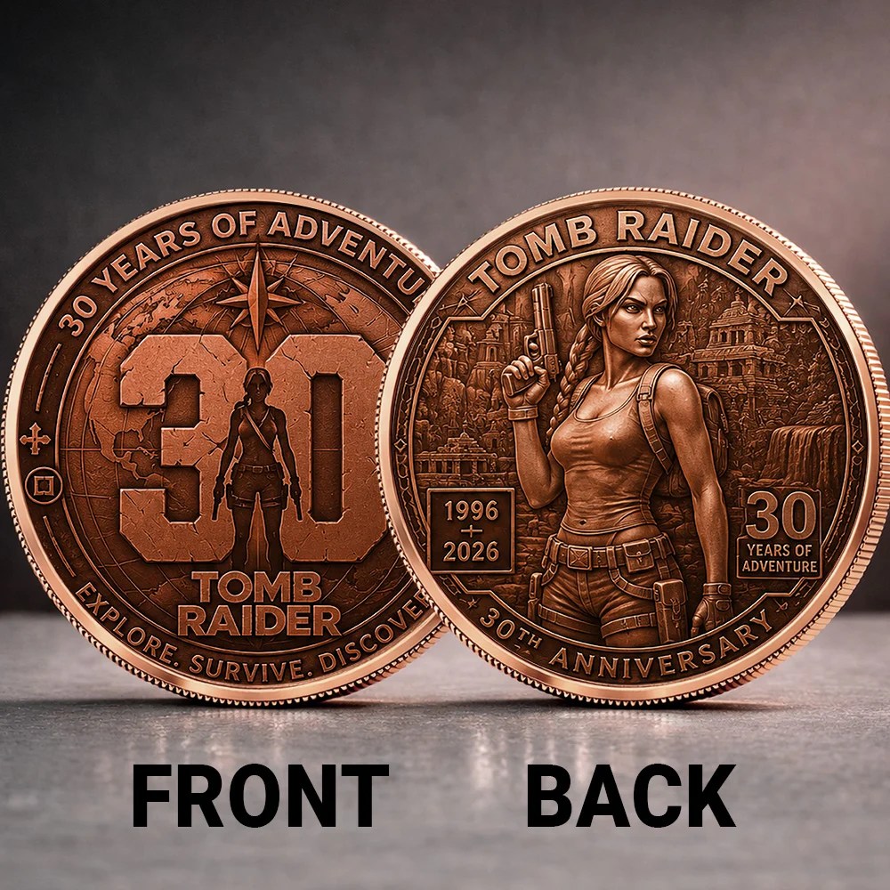 Tomb Raider 30th Anniversary Commemorative Coin – GNE8404