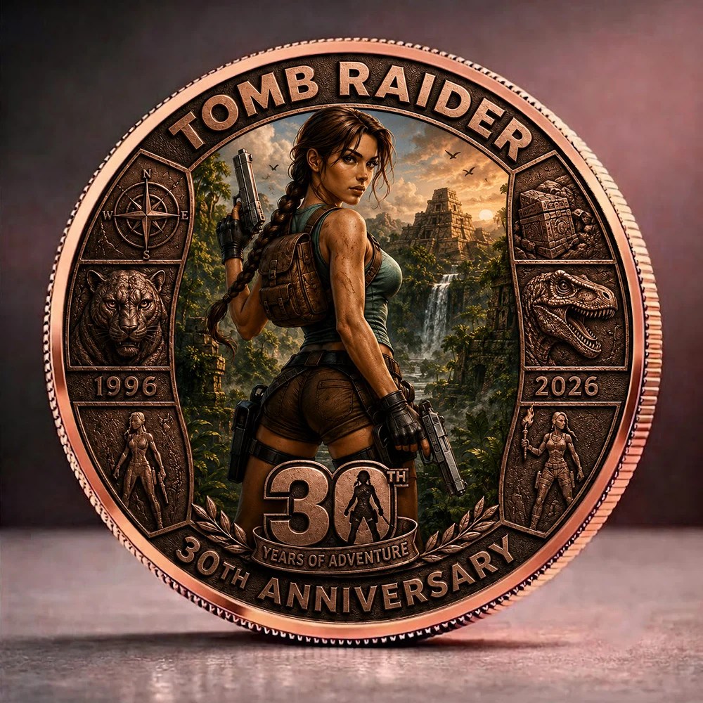 Tomb Raider 30th Anniversary Commemorative Coin – GNE8405