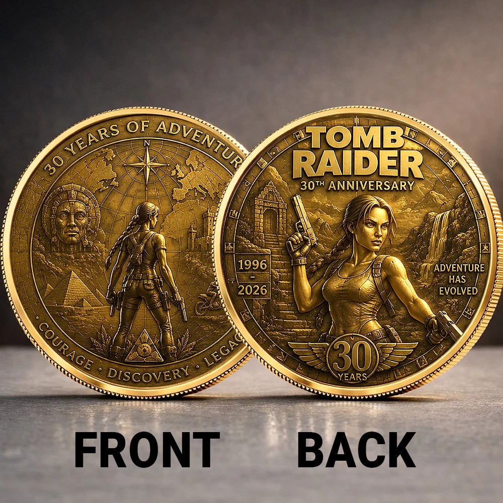 Tomb Raider 30th Anniversary Commemorative Coin – GNE8402