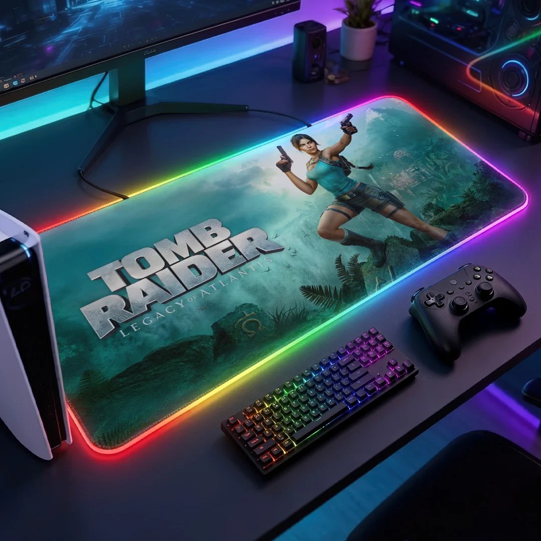 Tomb Raider: Legacy of Atlantis Custom Gaming Desk Mat – GNE8594