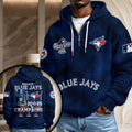 Toronto Blue Jays 2025 American League Champions 3D Unisex Waffle Hoodie – MAITM13964