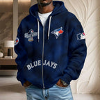 Toronto Blue Jays 2025 American League Champions 3D Unisex Waffle Hoodie – MAITM13964