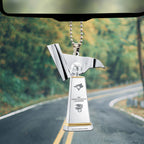 Toronto Blue Jays 2025 American League Champions Custom shape 2-sided Acrylic Car Ornament – MAITM13622