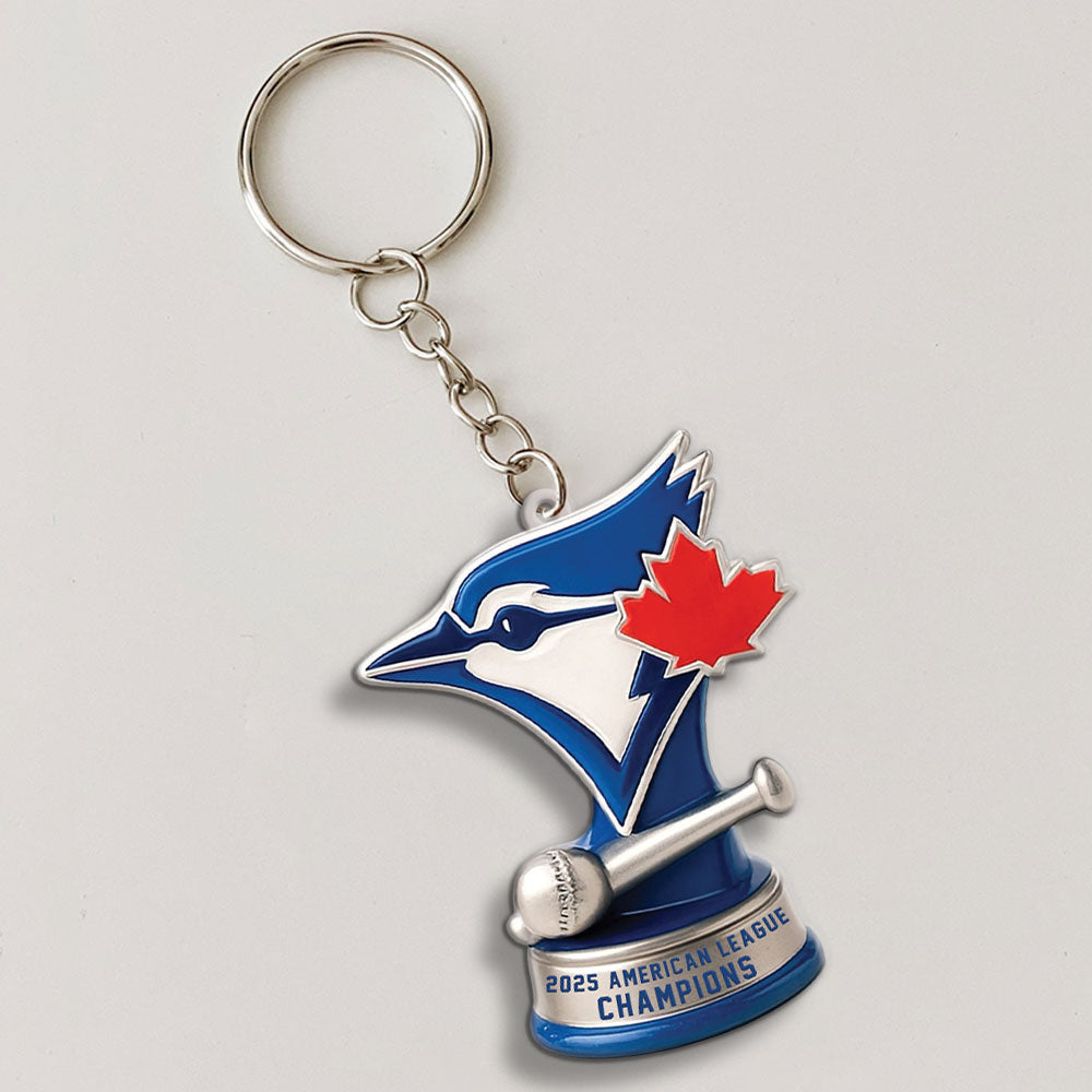 Toronto Blue Jays 2025 American League Champions Custom Shape 2-sided Keychain – MAITM13777