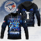 Toronto Blue Jays 2025 American League Champions 3D Apparel – HOATT14693