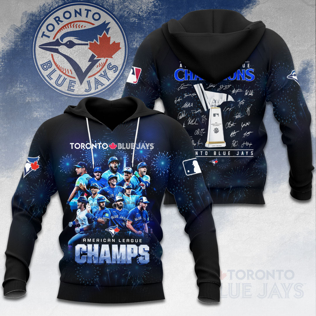 Toronto Blue Jays 2025 American League Champions 3D Apparel – HOATT14693
