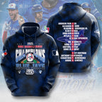 Toronto Blue Jays 2025 American League Champions 3D Apparel – MAITM13702