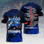 Toronto Blue Jays 2025 American League Champions 3D Apparel – HOATT14478