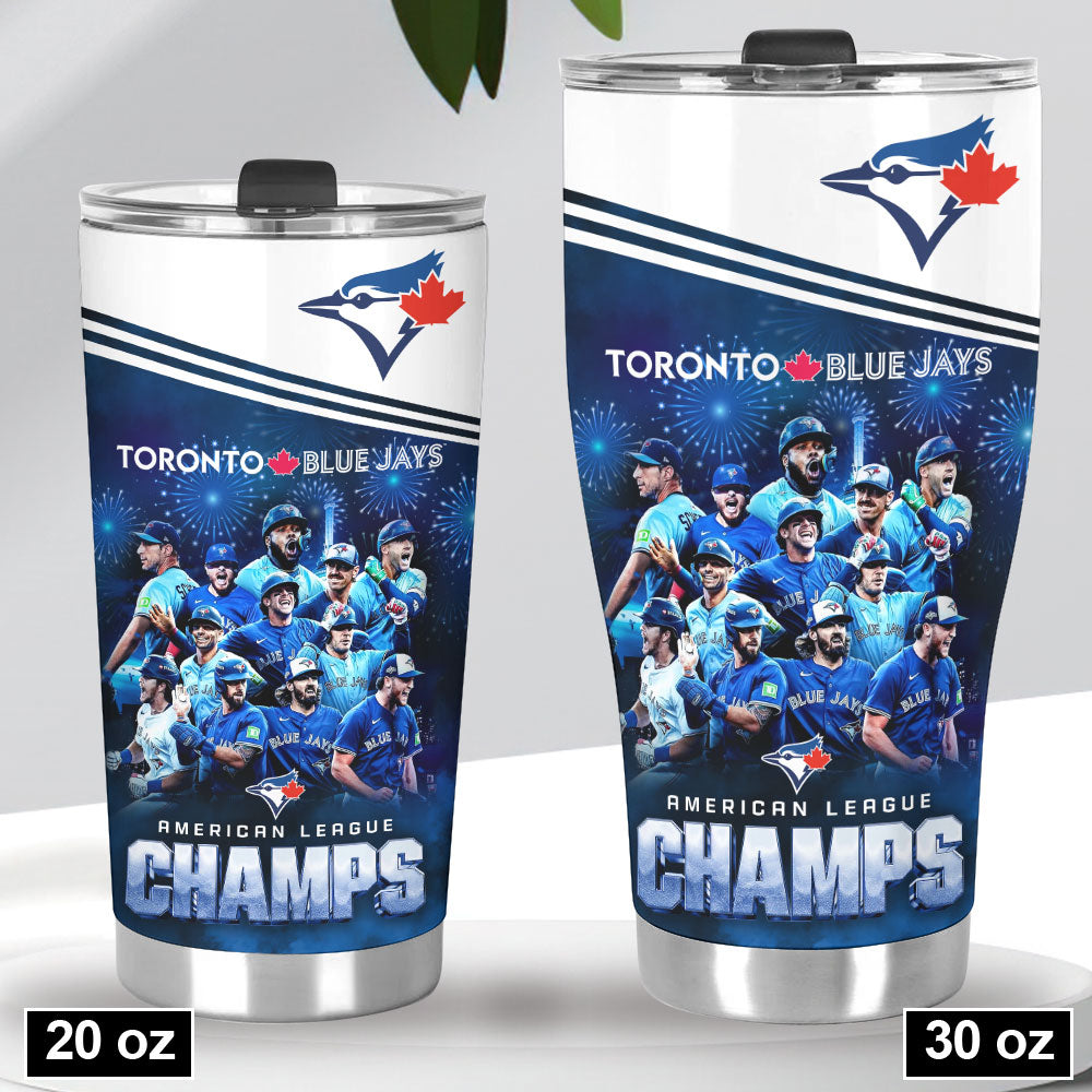 Toronto Blue Jays 2025 American League Champions Tumbler Cup – HOATT14854