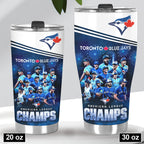 Toronto Blue Jays 2025 American League Champions Tumbler Cup – HOATT14854