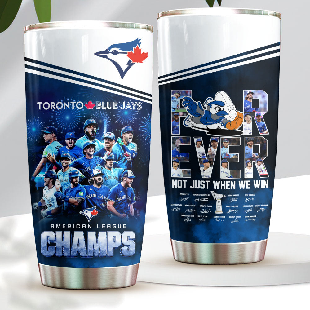 Toronto Blue Jays 2025 American League Champions Tumbler Cup – HOATT14854
