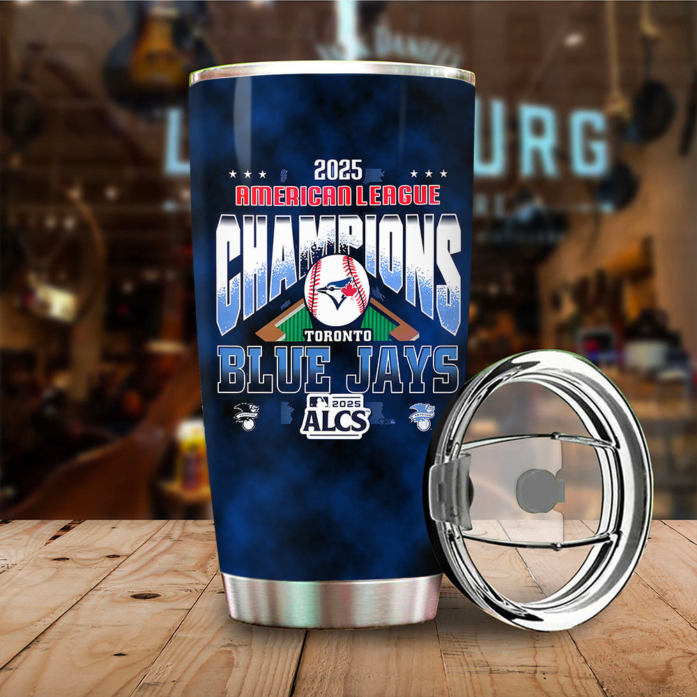 Toronto Blue Jays 2025 American League Champions Tumbler Cup – MAITM13741