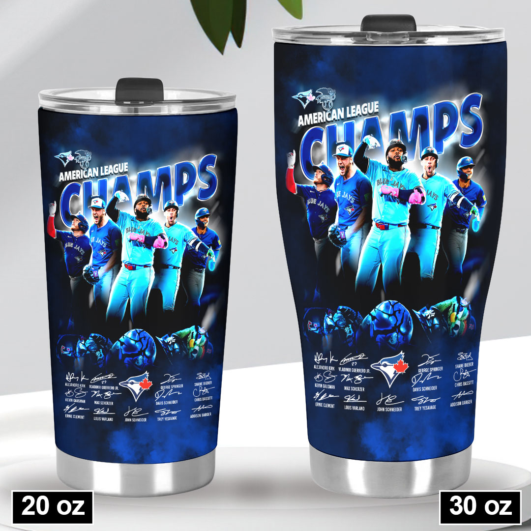 Toronto Blue Jays 2025 American League Champions Tumbler Cup – HOATT14123