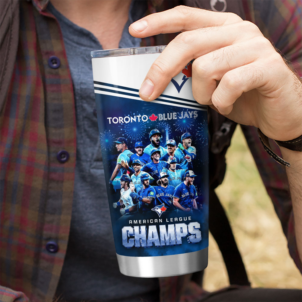 Toronto Blue Jays 2025 American League Champions Tumbler Cup – HOATT14797