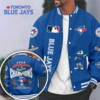 Toronto Blue Jays 2025 American League Champions Varsity Jacket – HOATT14790