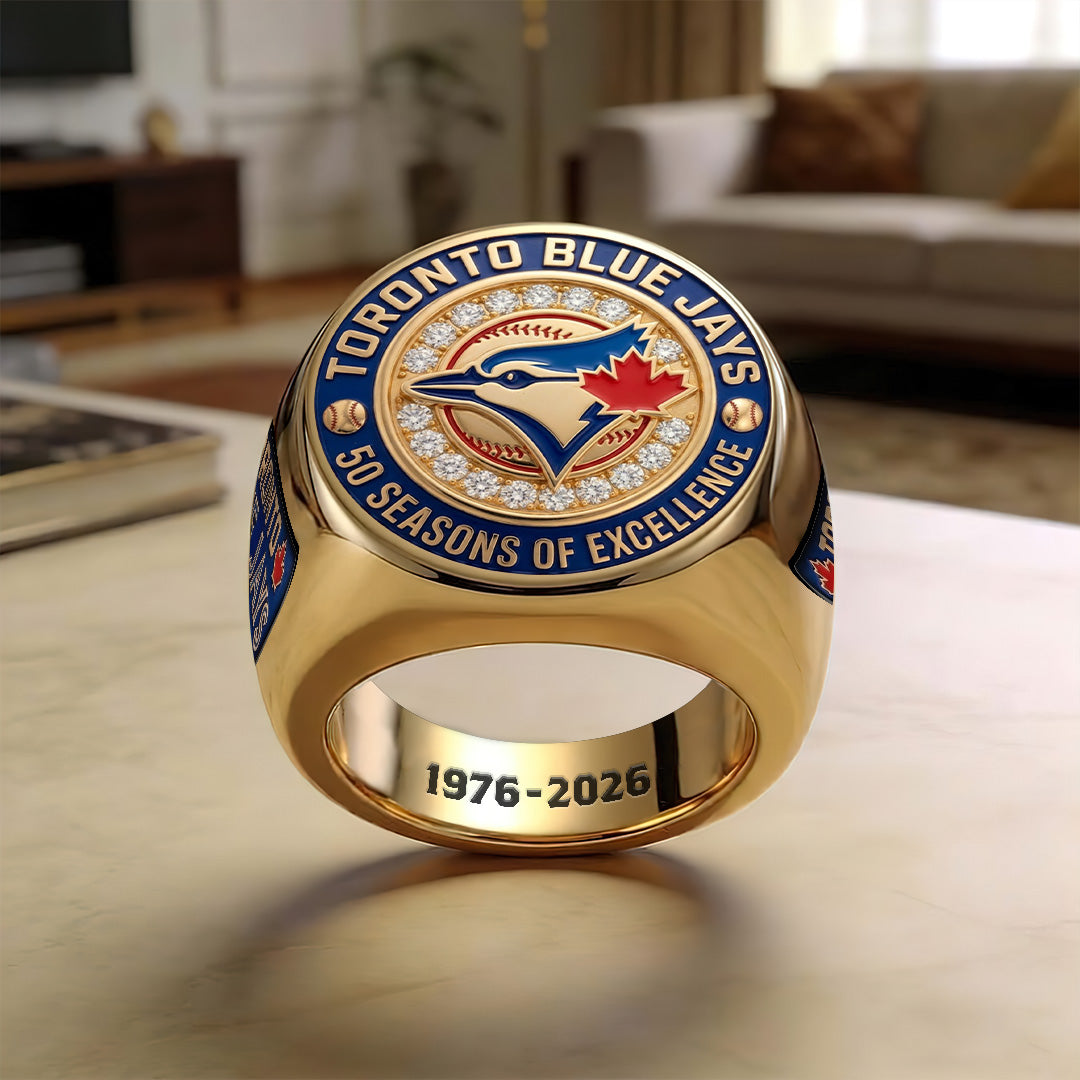 Toronto Blue Jays 3D Engraved Ring – TMTHU6524