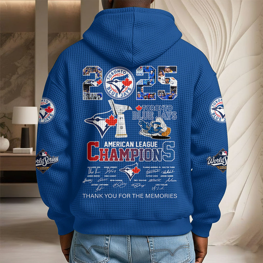 Toronto Blue Jays 3D Unisex Waffle Hoodie – GNE4707