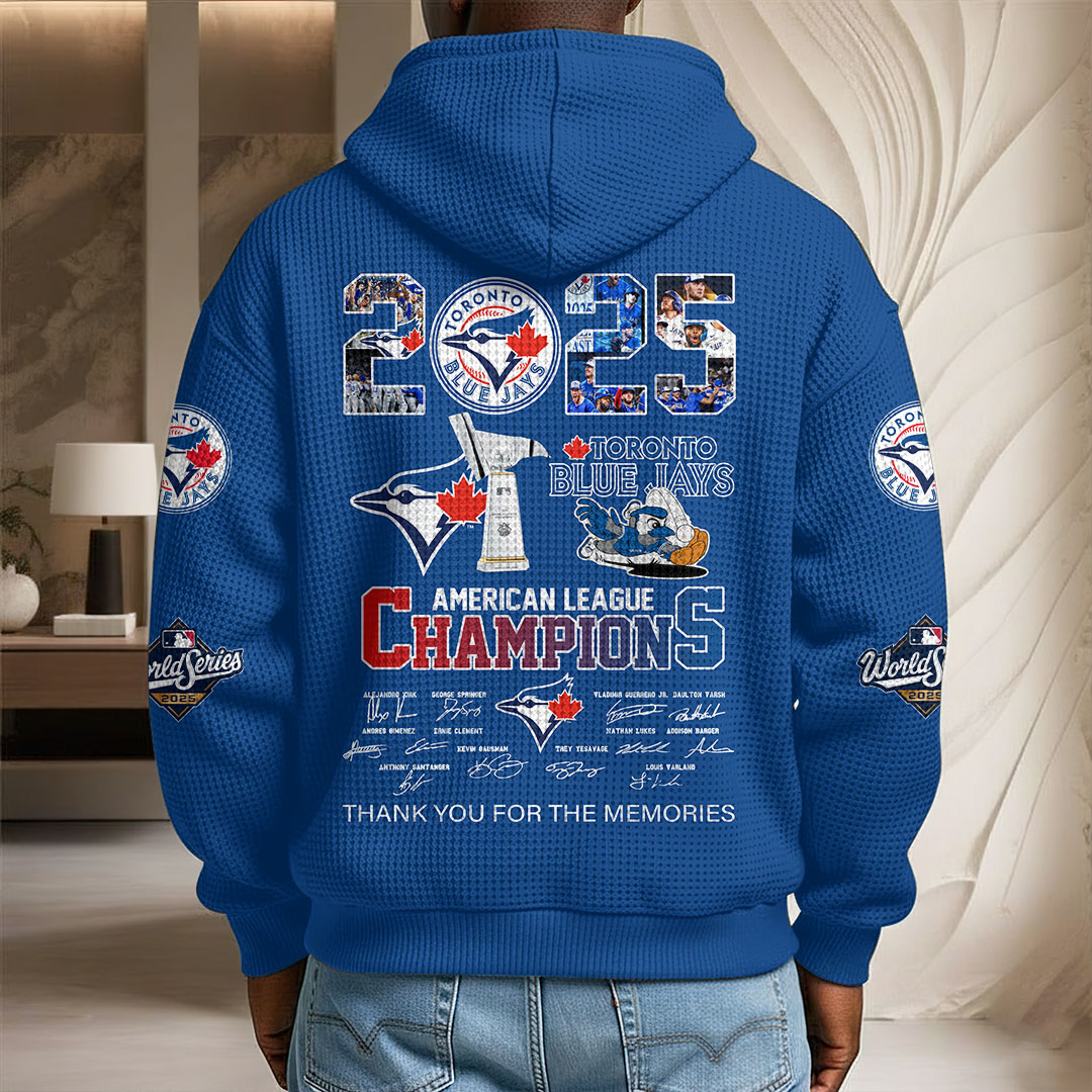 Toronto Blue Jays 3D Unisex Waffle Hoodie – GNE4707