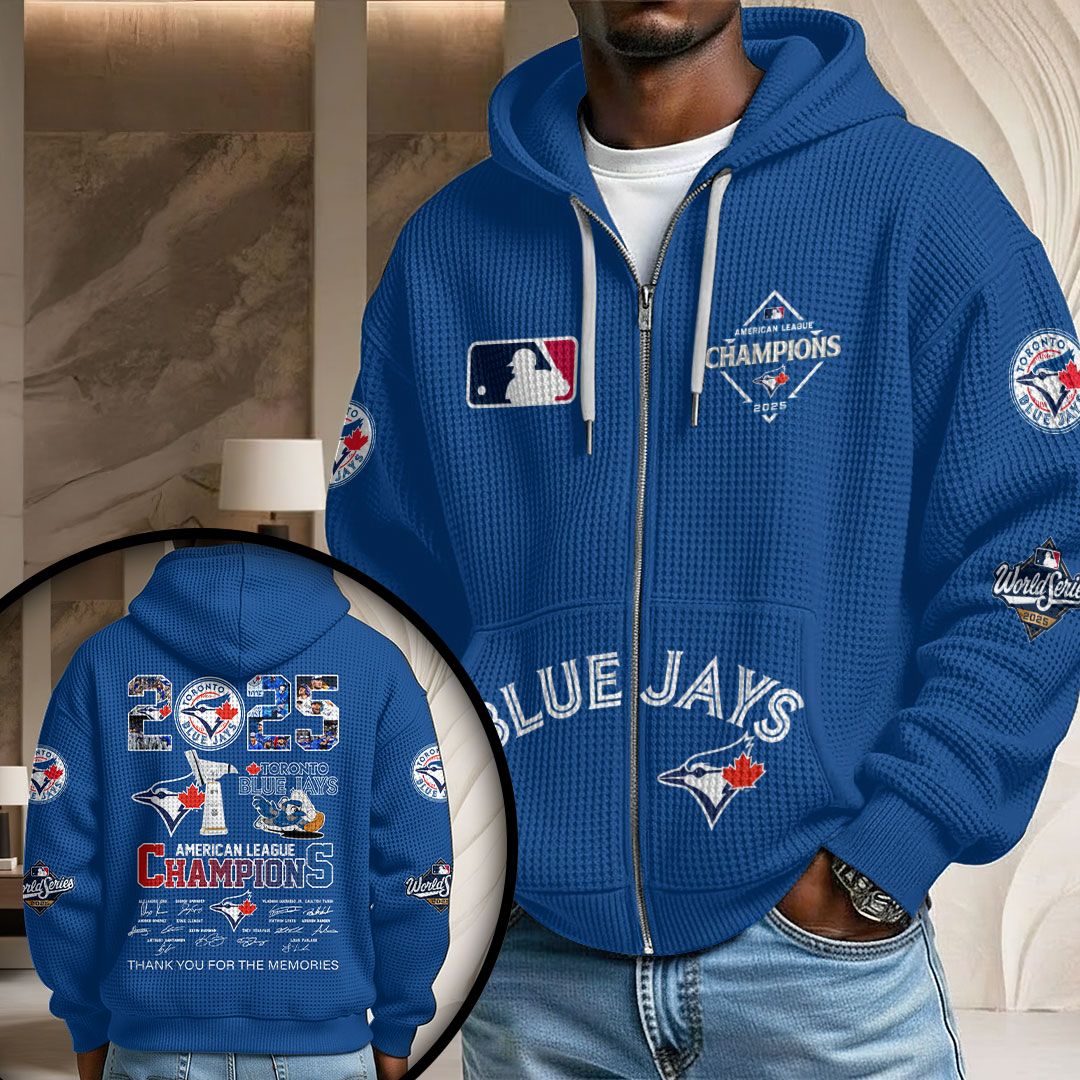 Toronto Blue Jays 3D Unisex Waffle Hoodie – GNE4707