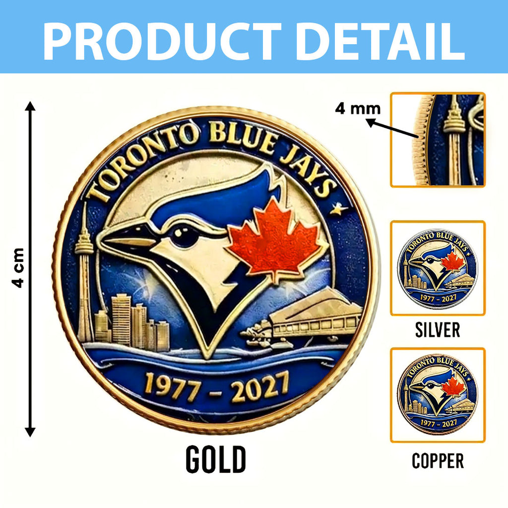 Toronto Blue Jays 50th Anniversary Commemorative Coin – MAITM15229