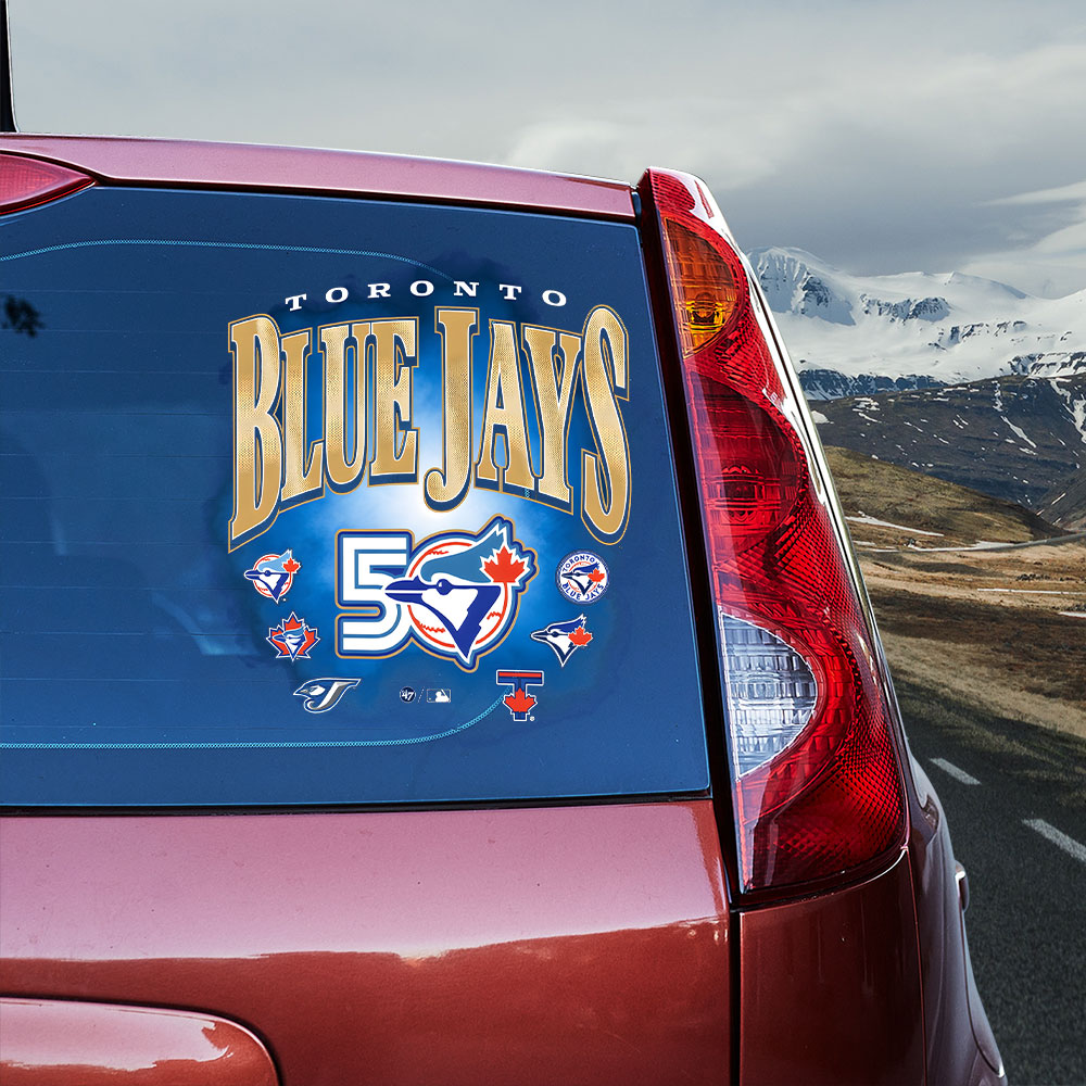 Toronto Blue Jays 50th Anniversary 3D Car Sticker – TANTN21971