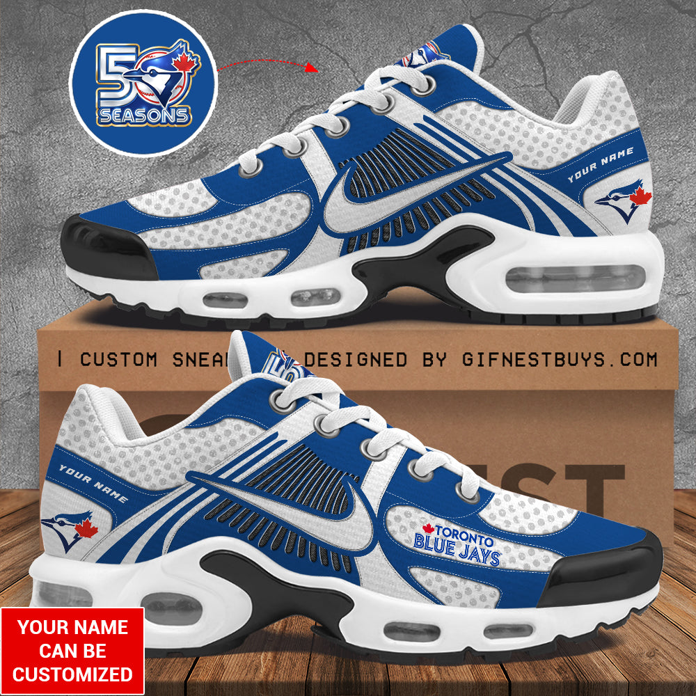 Personalized Toronto Blue Jays 50th Anniversary Air Max Shoes – TANTN20527