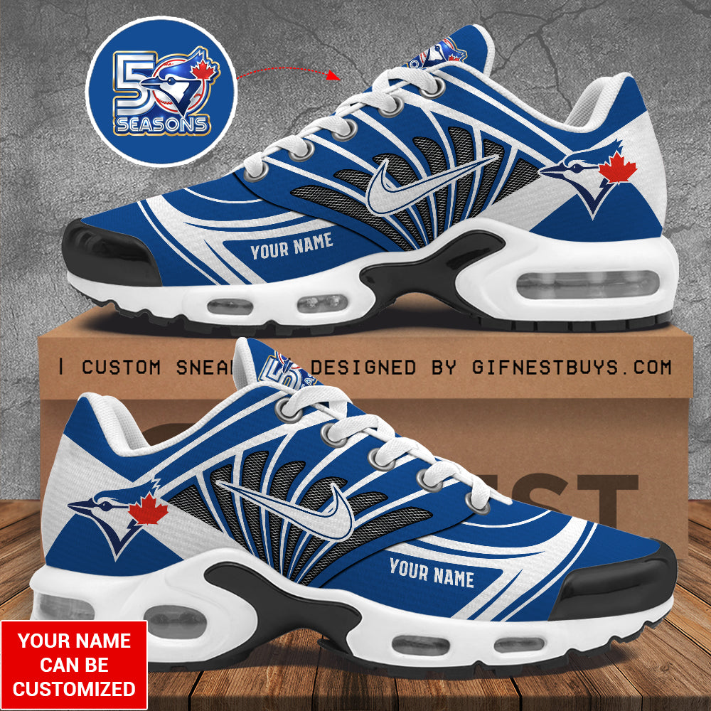 Personalized Toronto Blue Jays 50th Anniversary Air Max Shoes – TANTN20528