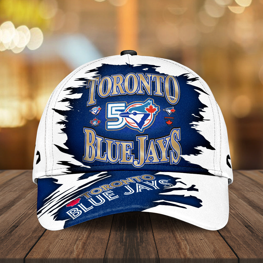 Toronto Blue Jays 50th Anniversary Classic Cap – GNE7523