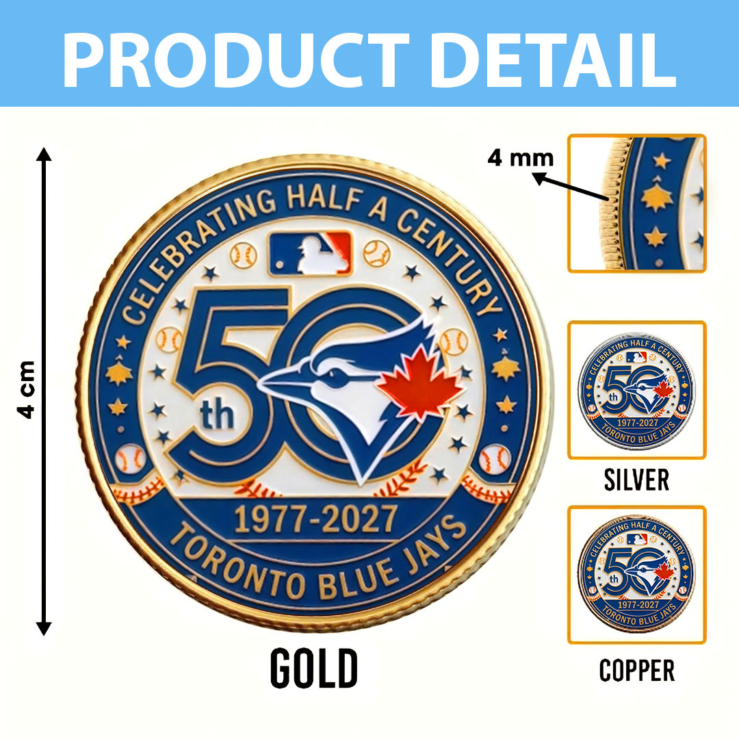 Toronto Blue Jays 50th Anniversary Commemorative Coin – MAITM15231