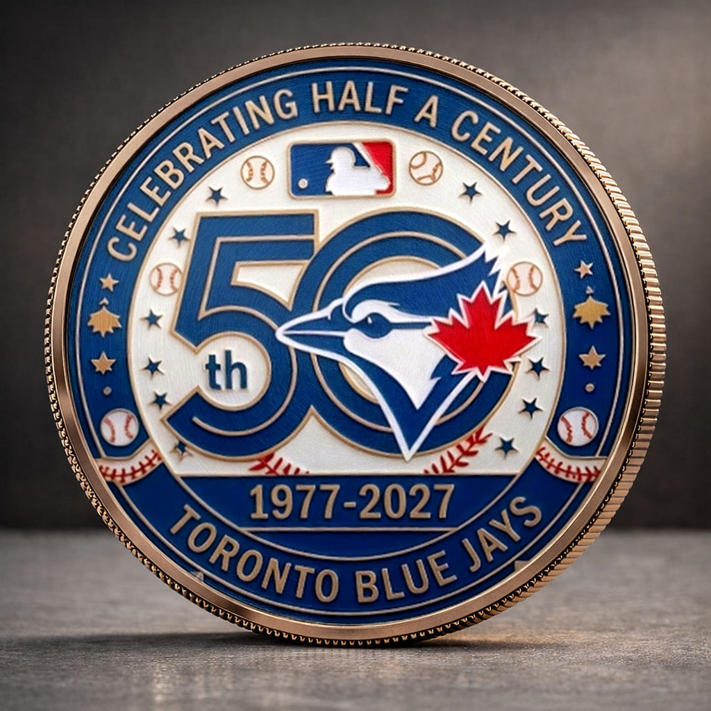 Toronto Blue Jays 50th Anniversary Commemorative Coin – MAITM15231