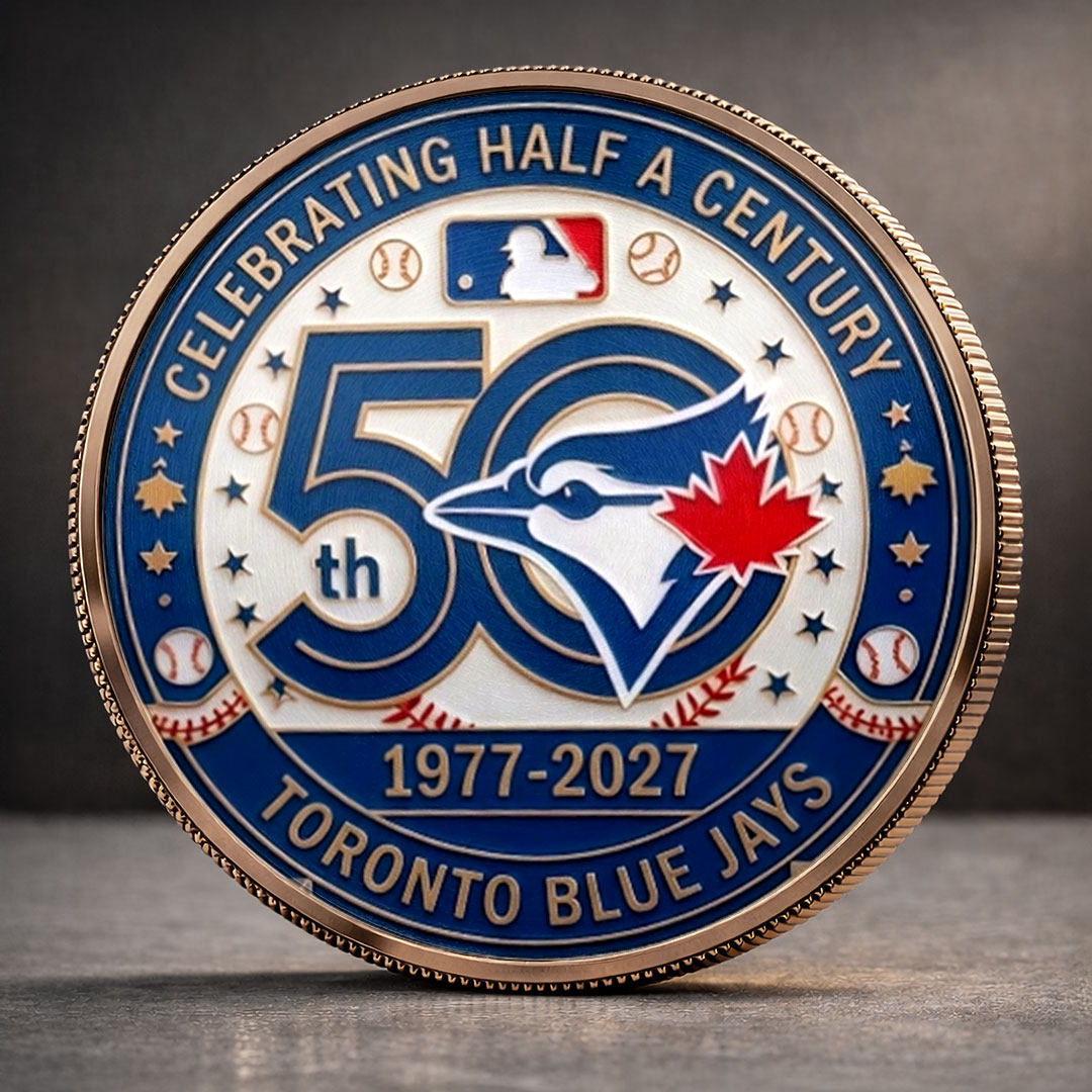 Toronto Blue Jays 50th Anniversary Commemorative Coin – MAITM15231