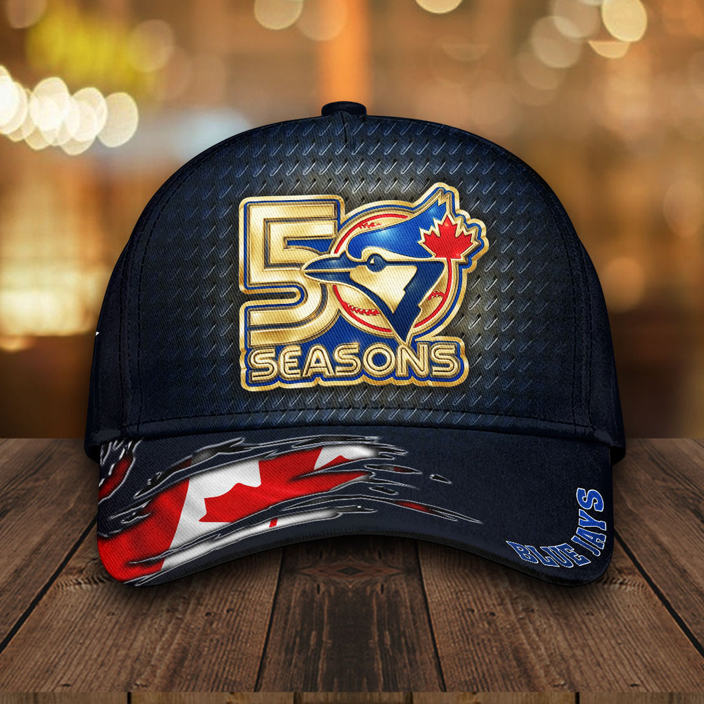Toronto Blue Jays 50th Season Classic Cap – TMTHU4764
