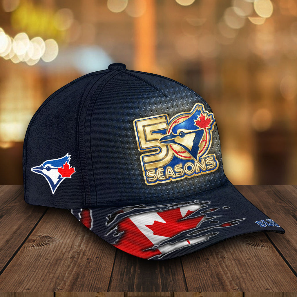 Toronto Blue Jays 50th Season Classic Cap – TMTHU4764