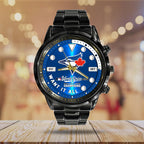 Toronto Blue Jays World Series 2025 Black Stainless Steel Watch – GNENEW727