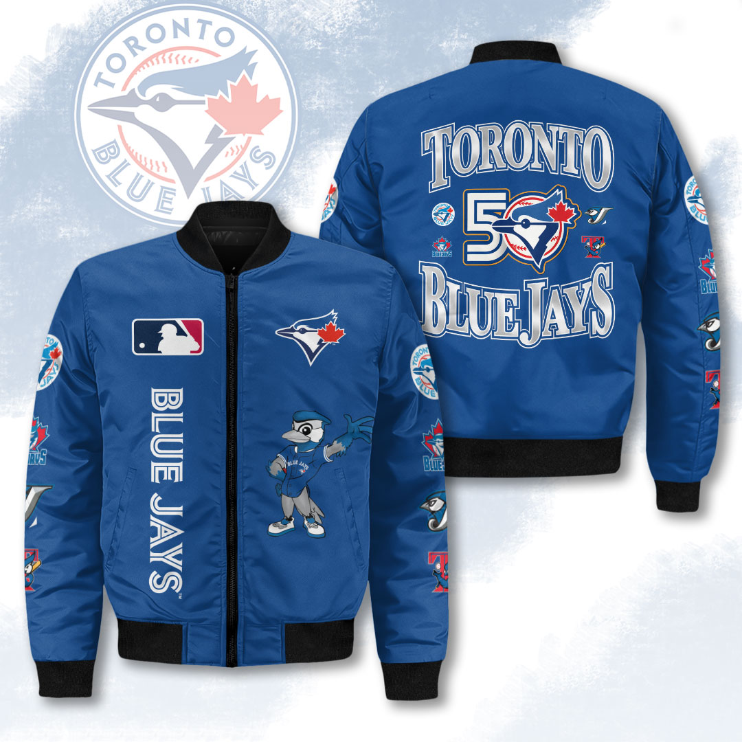Toronto Blue Jays 3D Bomber Jacket – HOATT17260