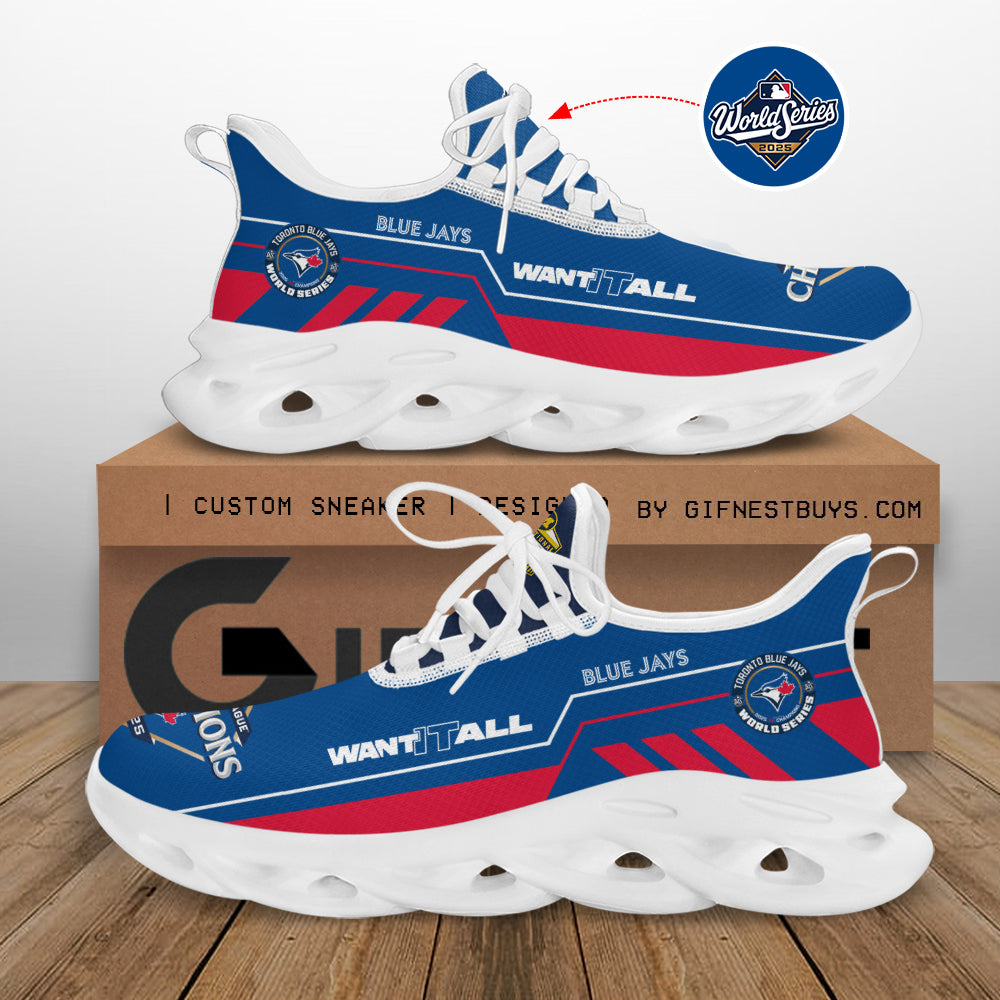 Toronto Blue Jays WinCraft 2025 American League Champions Max Soul Sneaker – TANTN18639