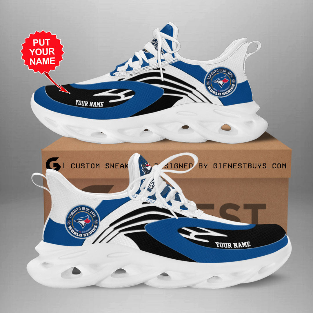 Personalized Toronto Blue Jays WinCraft 2025 American League Champions Max Soul Sneaker – TANTN18801