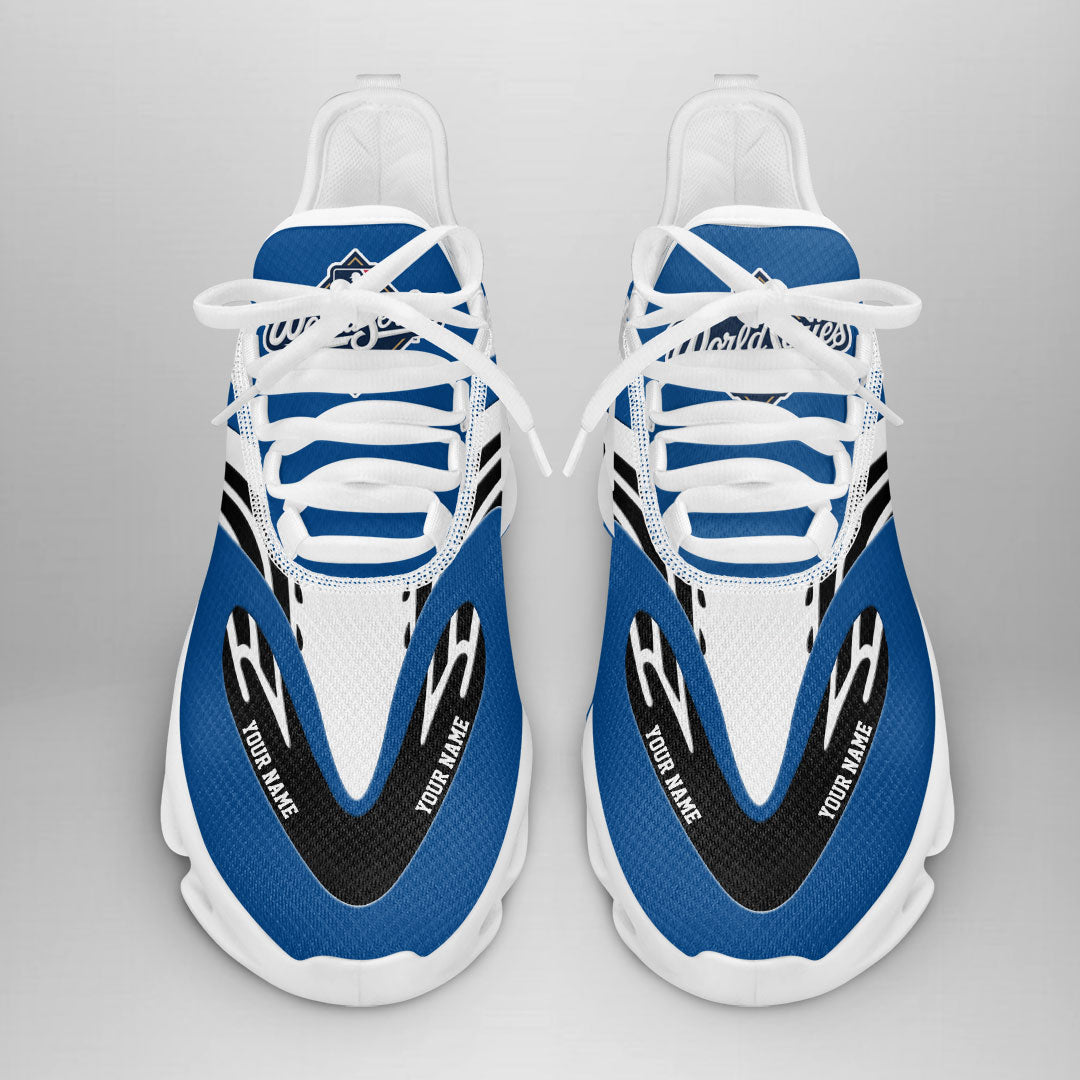 Personalized Toronto Blue Jays WinCraft 2025 American League Champions Max Soul Sneaker – TANTN18801