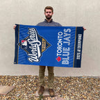Toronto Blue Jays 2025 American League Champions 3D Double-side House Flag – TANTN17653