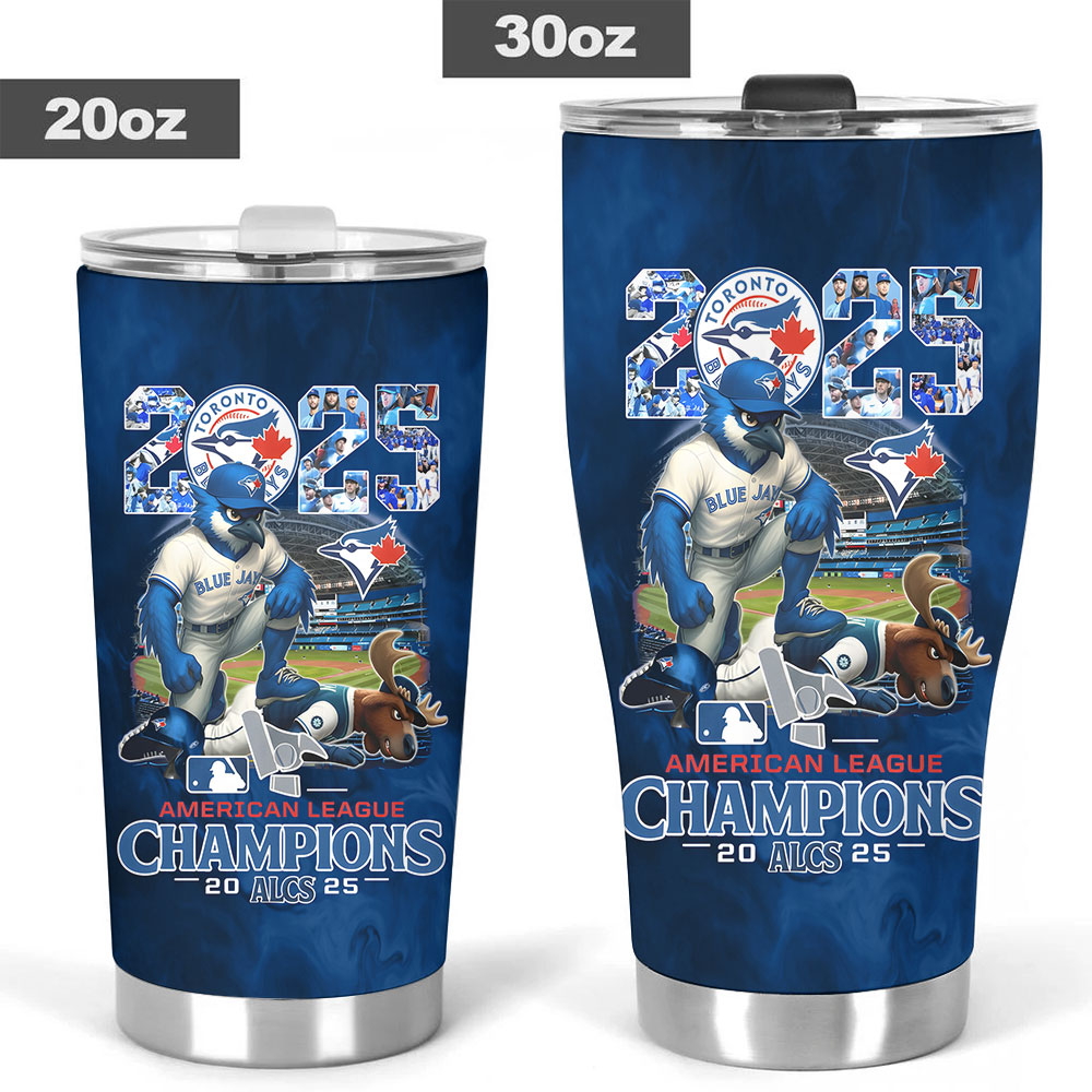 Toronto Blue Jays 2025 American League Champions Tumbler Cup – TANTN18268