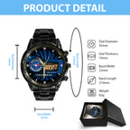 Toronto Blue Jays World Series 2025 Black Stainless Steel Watch – TANTN18662