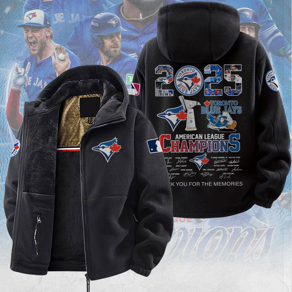 Toronto Blue Jays World Series 2025 Hooded Velvet Jacket – GNENEW770