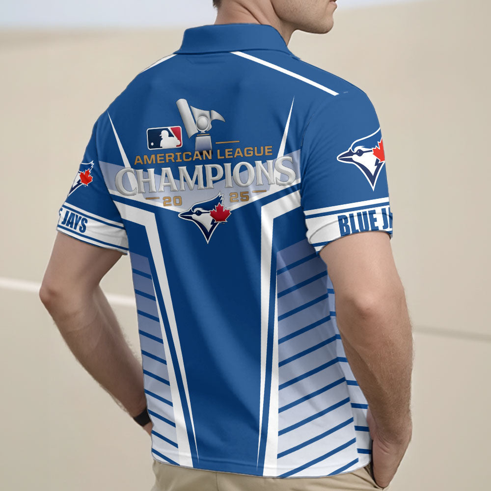 Toronto Blue Jays Zip Polo Shirt – TMTHU2407