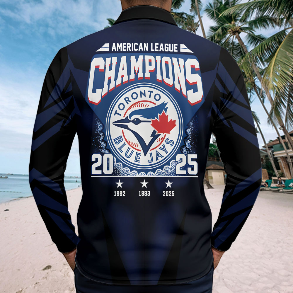 Toronto Blue Jays Zip Polo Shirt – TMTHU2461