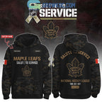 Toronto Maple Leafs Salute To Service Veterans Day Hoodie Shirt