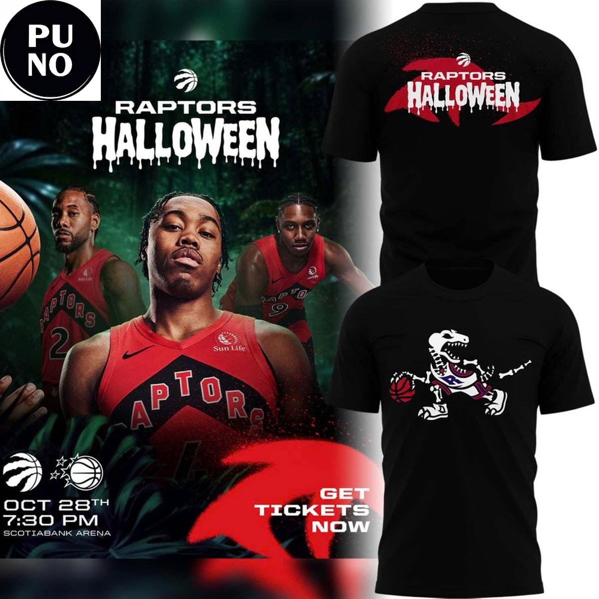 Toronto Raptors 2026 Raptors Happy Halloween T-Shirt