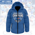 Personalized Toronto Blue Jays Thickened Down Hooded Jacket – GNENEW733